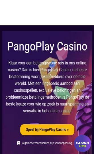 pangoplay casino betrouwbaar